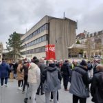 Rassemblement communaux devant la mairie de Noisy-le-Grand